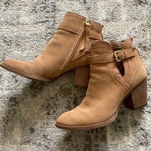 Sam Edelman Camel Suede Boots